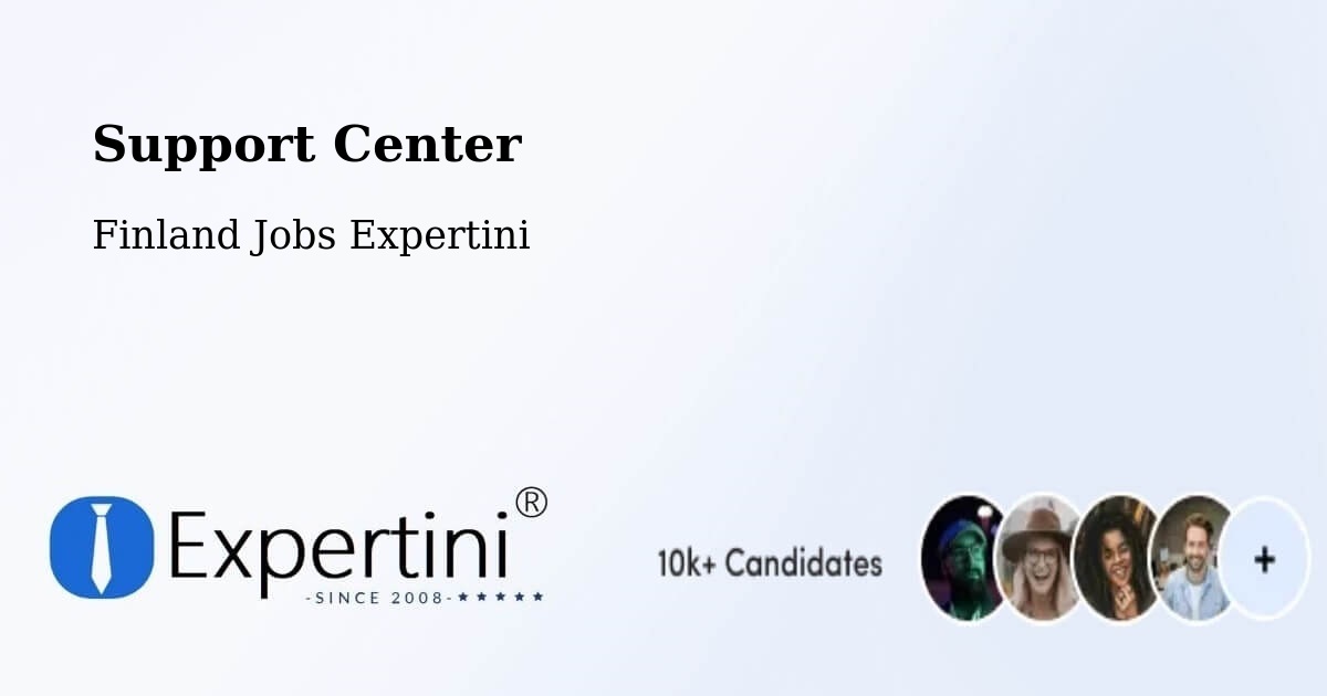 Support Center - Finland Jobs Expertini